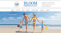 Desktop Screenshot of bloomdermatology.com