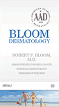 Mobile Screenshot of bloomdermatology.com